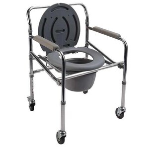 Крісло-стілець з санітарним обладнанням на колесах PR-771 Heaco