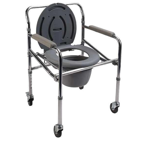 Крісло-стілець з санітарним обладнанням на колесах PR-771 Heaco від компанії Medzenet - фото 1