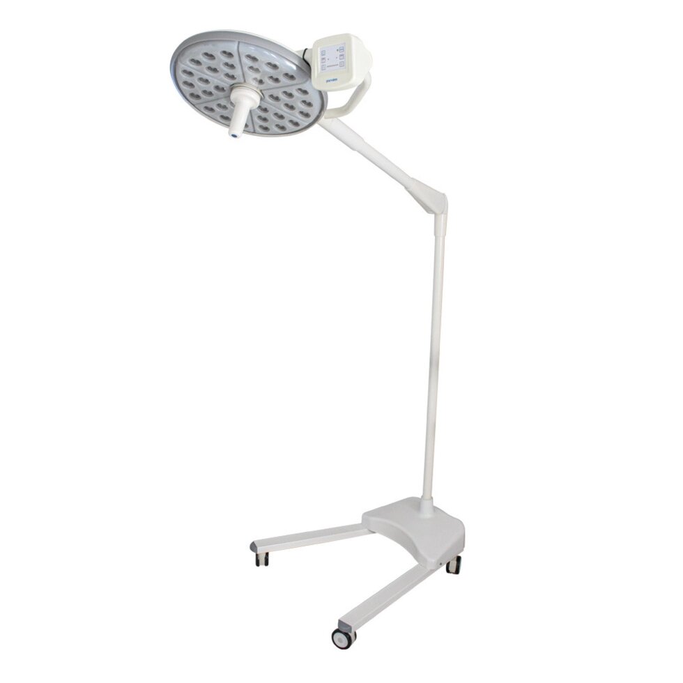 Лампа медична світлодіодна PML 30, пересувна на чотирьох колесах від компанії Medzenet - фото 1
