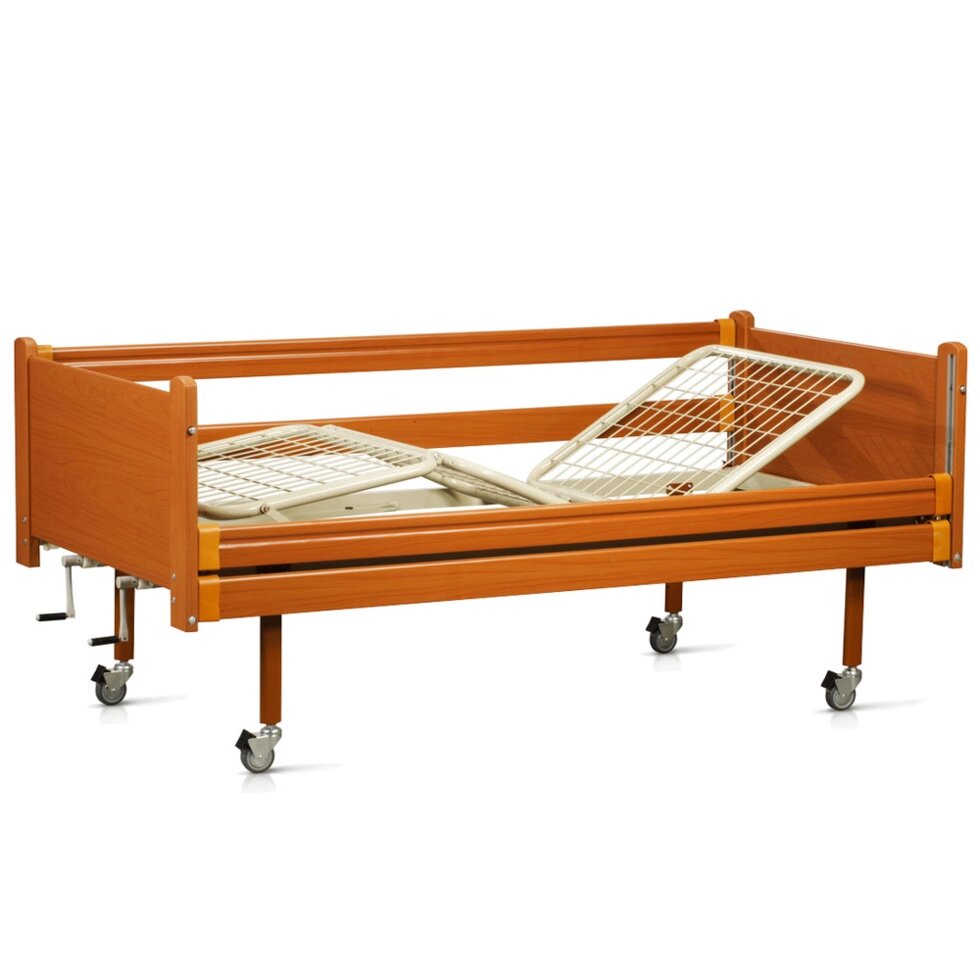 Ліжко дерев'яна функціональна чотирьохсекційна OSD-94 від компанії Medzenet - фото 1