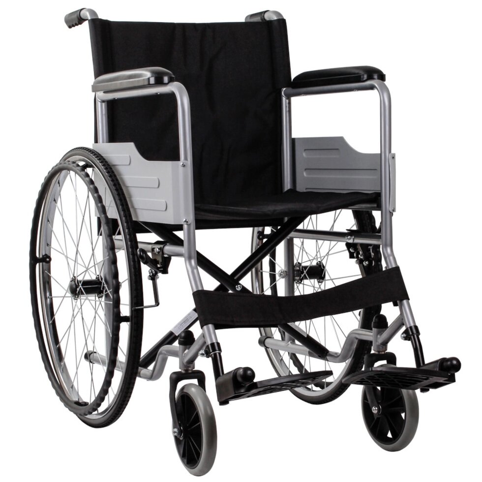 Механічна інвалідна коляска «ECONOMY 2» OSD-MOD-ECO2-**OSD від компанії Medzenet - фото 1