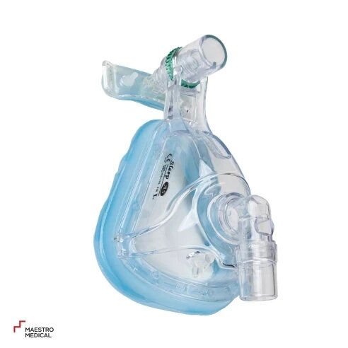 Орально-назальна маска CPAP/BiPAP Sleepas Гелева від компанії Medzenet - фото 1