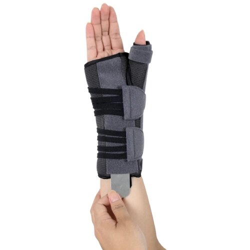 Ортез для променево-зап'ясткового суглоба і суглобів великого пальця з анатомічними шинами EH-403 (лівий) від компанії Medzenet - фото 1