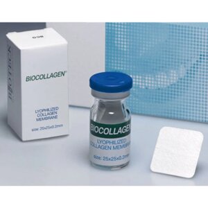 BCG-01 Колагенова мембрана 25 х 25 х 0.2 мм. Biocollagen