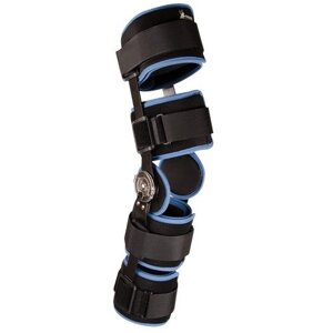 Післяопераційний шарнірний колінний ортез Ligaflex Post-op, закрита модель. відкрита