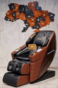 Крісло масажне Manzoku Credo Brown 3D