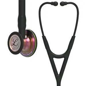 Стетоскоп серії Littmann Cardiology IV чорний з головкою кольору веселки 6165