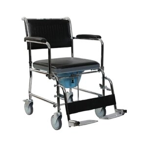 Коляска інвалідна G125, із санітарною оснасткою, без двигуна Heaco