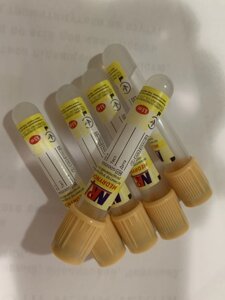 Пробірка вакуумна для забору крові та з роздільним гелем «MEDRYNOK», 3,5 мл, з активатором зсідання, 13х75