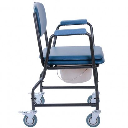 Розбірний стілець-туалет із м'яким сидінням OSD-MOD-WAVE2 від компанії Medzenet - фото 1