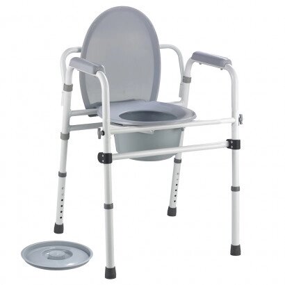 Складаний алюмінієвий стілець туалет OSD-2110QA від компанії Medzenet - фото 1
