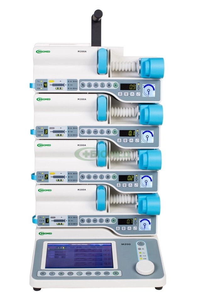 Станція інфузійна M200 + 4 насоси від компанії Medzenet - фото 1