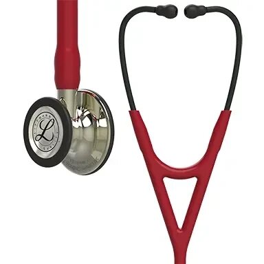 Стетоскоп серії Littmann Cardiology IV бордовий з головкою шампань 6176 від компанії Medzenet - фото 1