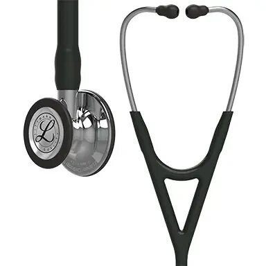 Стетоскоп серії Littmann Cardiology IV чорний з дзеркальною головкою 6177 від компанії Medzenet - фото 1