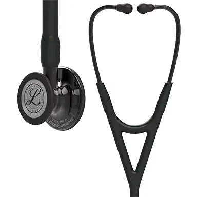 Стетоскоп серії Littmann Cardiology IV, чорний з головкою димчатого кольору 6162 від компанії Medzenet - фото 1