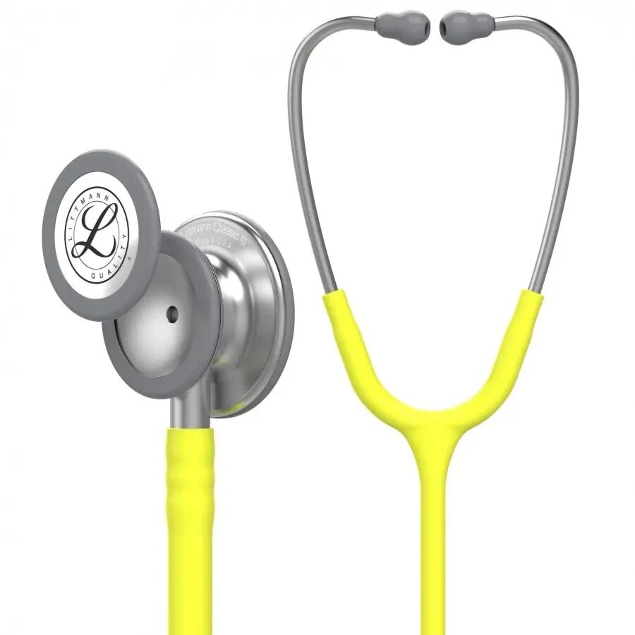 Стетоскоп серії Littmann Classic III 5839 лимонно-лаймовий від компанії Medzenet - фото 1