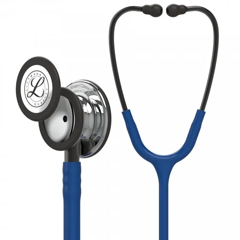 Стетоскоп серії Littmann Classic III 5863 темно-синій із дзеркальною головкою від компанії Medzenet - фото 1