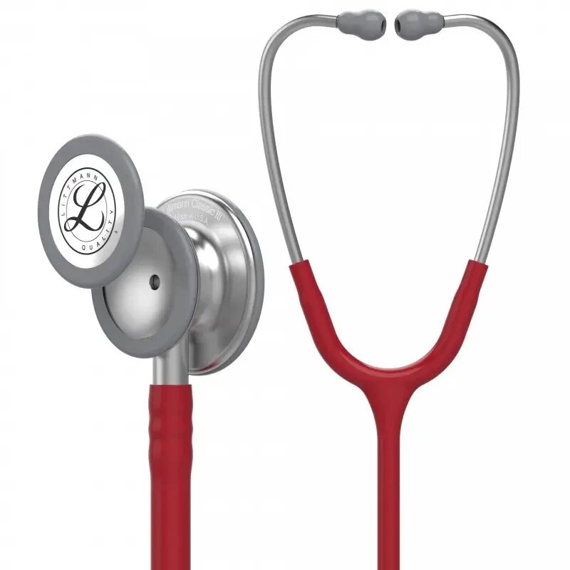 Стетоскоп серії Littmann Classic III,  бордовий 5627 від компанії Medzenet - фото 1