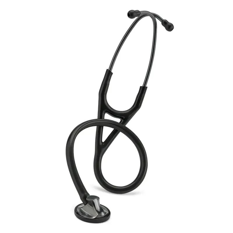 Стетоскоп серії Littmann Master Cardiology, чорний із головкою та наголів`ям димчатого кольору 2176 від компанії Medzenet - фото 1