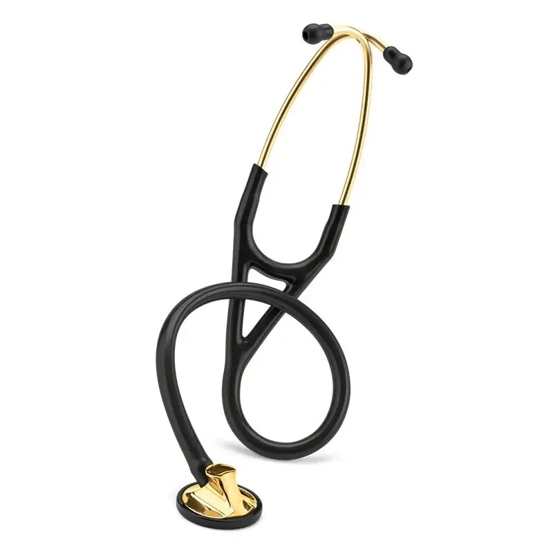 Стетоскоп серії Littmann Master Cardiology, чорний із мідною головкою та наголів`ям 2175 від компанії Medzenet - фото 1