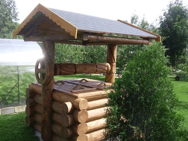 Дерев'яний колодязь "Люкс" від компанії Столярна майстерня Гюмрі - фото 1