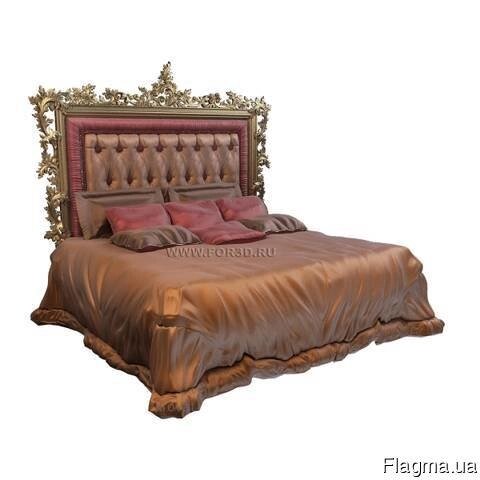 Двоспальне ліжко з м'яким узголів'ям. Під замовлення від компанії Столярна майстерня Гюмрі - фото 1