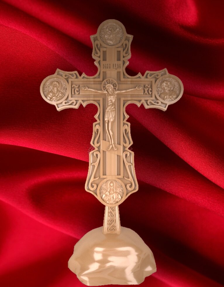 Хрест на підставці №1 від компанії Столярна майстерня Гюмрі - фото 1