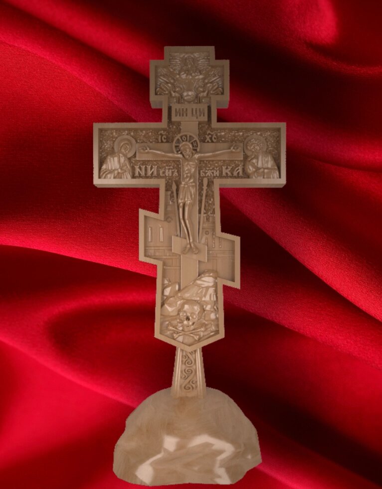 Хрест на підставці №3 від компанії Столярна майстерня Гюмрі - фото 1