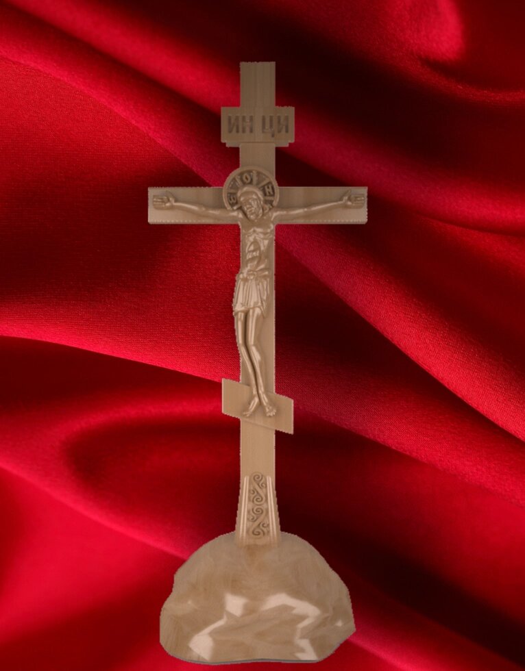 Хрест на підставці №4 від компанії Столярна майстерня Гюмрі - фото 1
