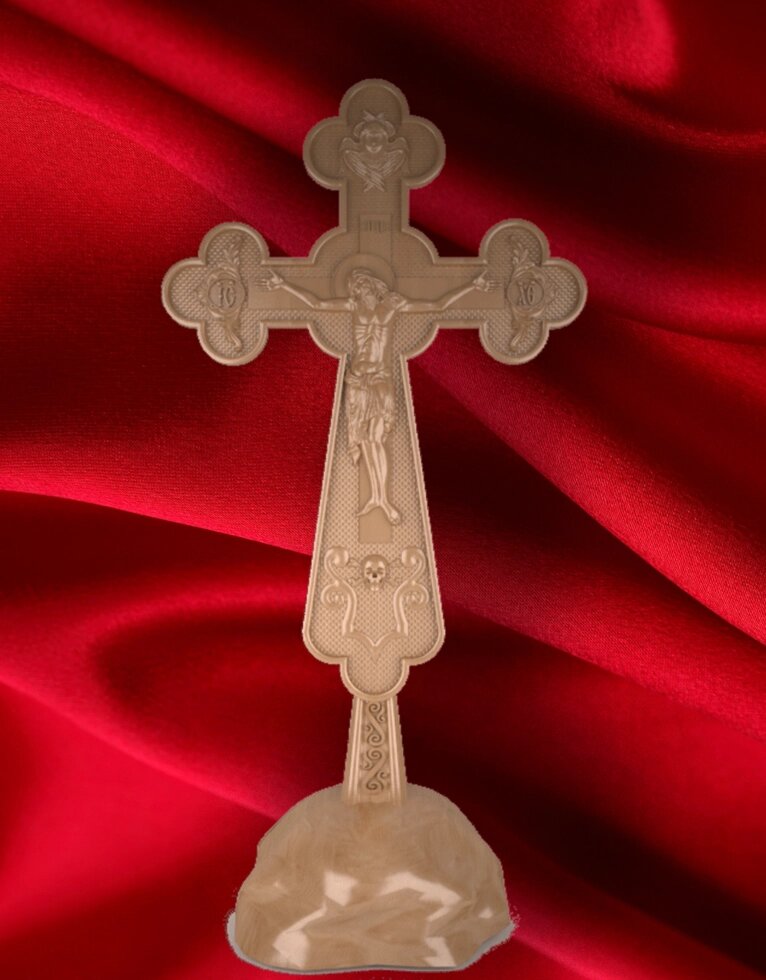 Хрест на підставці №6 від компанії Столярна майстерня Гюмрі - фото 1