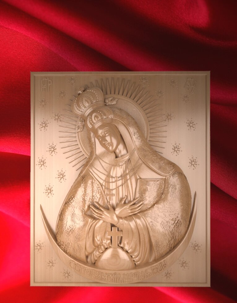 Ікона "Божа Матір Остробрамської" від компанії Столярна майстерня Гюмрі - фото 1