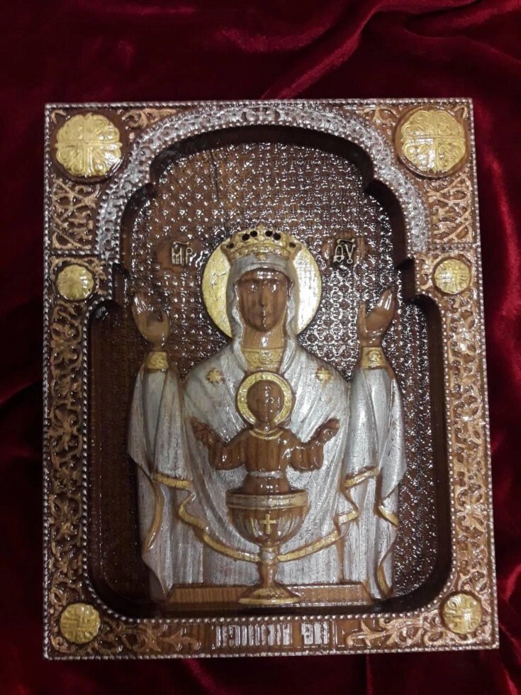 Ікона Божої Матері «Невипивана чаша» від компанії Столярна майстерня Гюмрі - фото 1