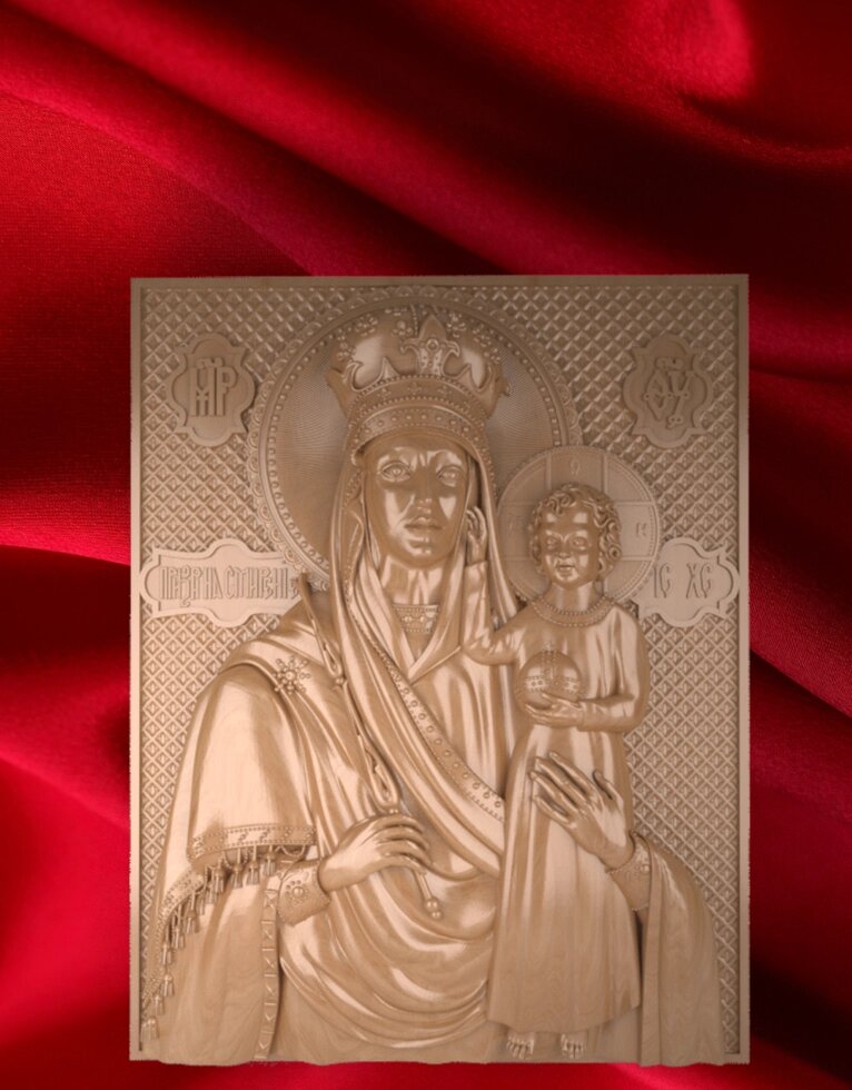 Ікона Божої Матері «Призри на смирення» від компанії Столярна майстерня Гюмрі - фото 1