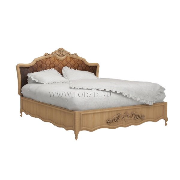 Ліжко дерев'яна №4 від компанії Столярна майстерня Гюмрі - фото 1