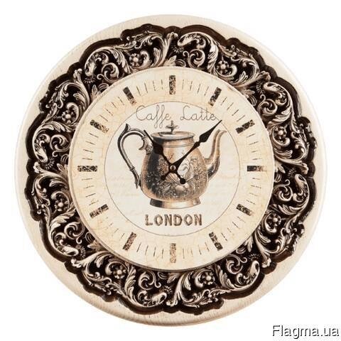 Настінні дерев'яні годинник «London» Під замовлення від компанії Столярна майстерня Гюмрі - фото 1