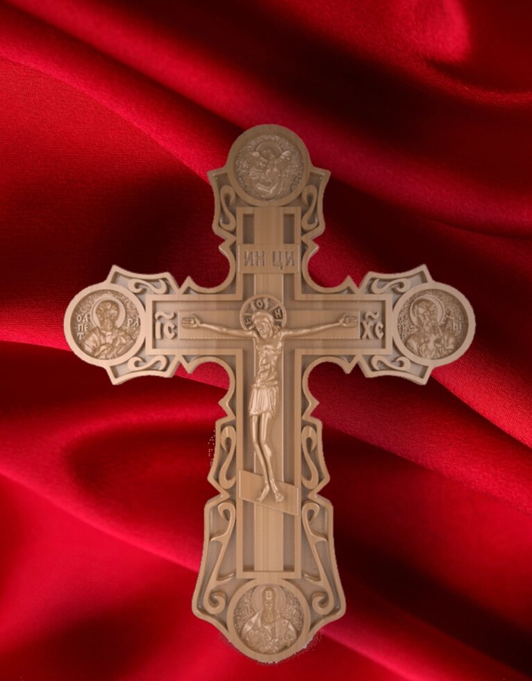Настінний хрест №1 від компанії Столярна майстерня Гюмрі - фото 1
