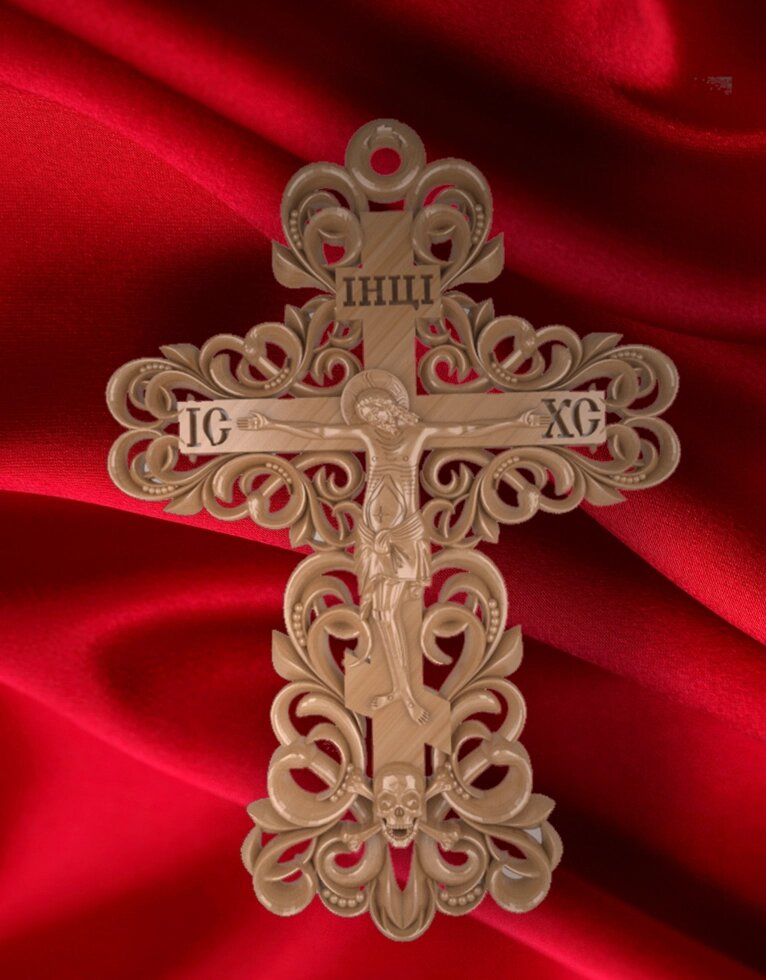 Настінний хрест №2 від компанії Столярна майстерня Гюмрі - фото 1