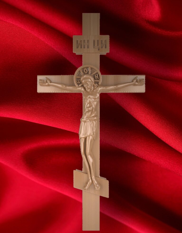 Настінний хрест №4 від компанії Столярна майстерня Гюмрі - фото 1
