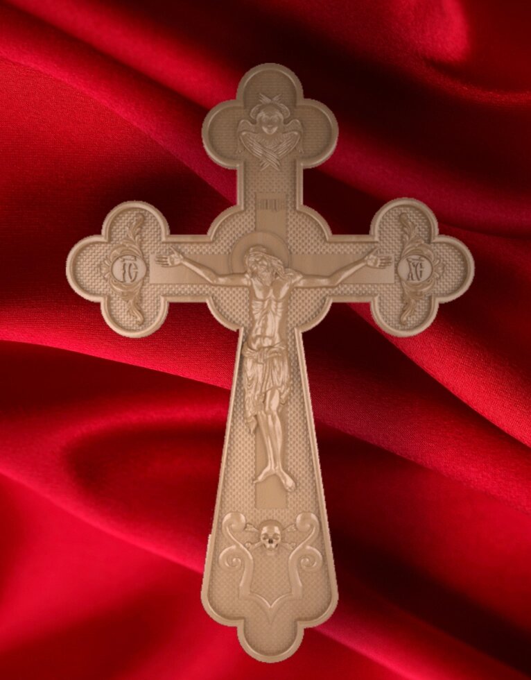 Настінний хрест №6 від компанії Столярна майстерня Гюмрі - фото 1