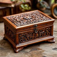 Скриньки дерев'яні різьблені