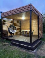 Дерев'яні квадратні альтанки