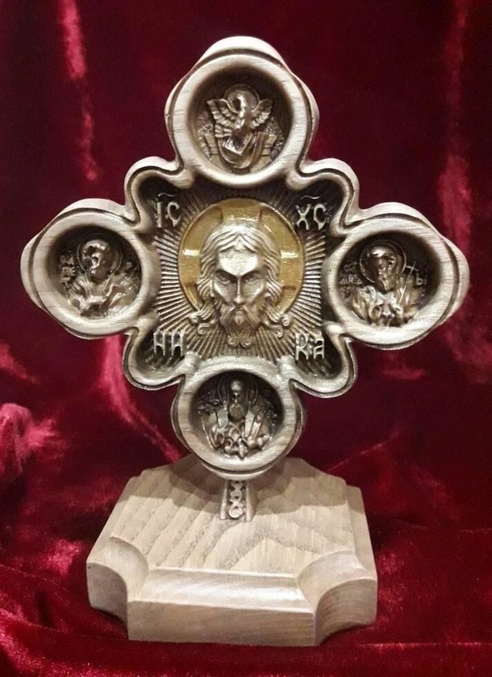 Різьблений хрест №2 від компанії Столярна майстерня Гюмрі - фото 1