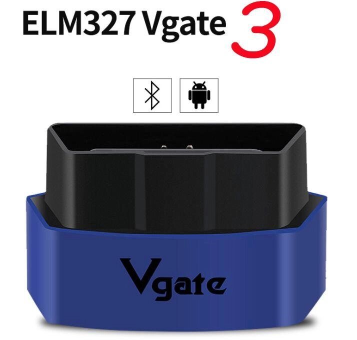 2020г. Aвто сканер Vgate iCar3 v1.5 Bluetooth/блютуз OBD 2/ОБД2 ELM327 від компанії Premium - фото 1