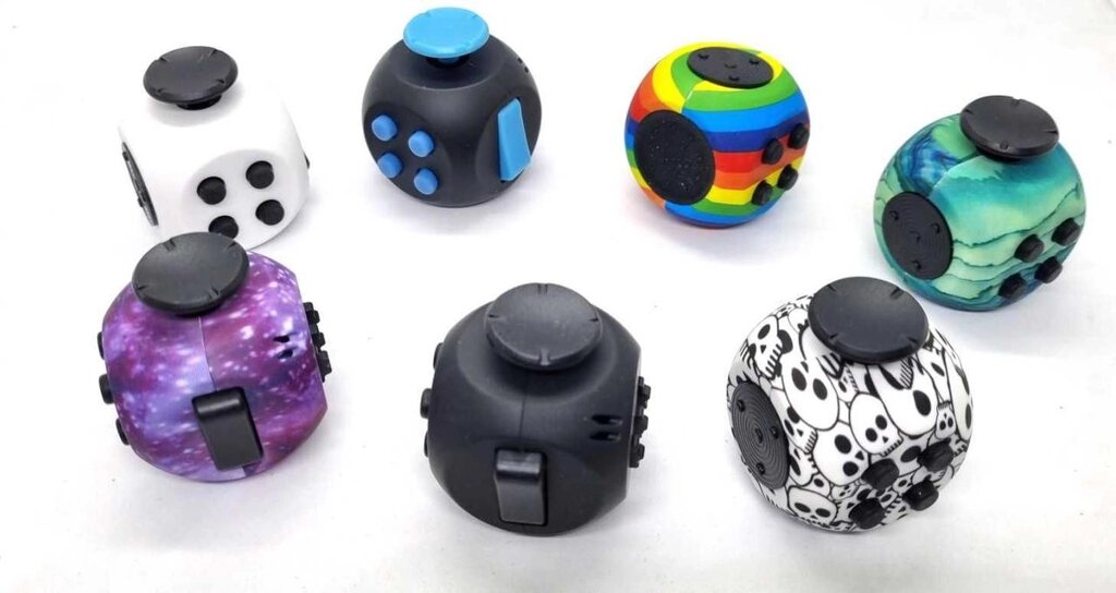 2022! Фіджет-куб 4 КВІТА 3.8х3.8см! - Fidget Cube Версія 3.0 іграшка від компанії Premium - фото 1