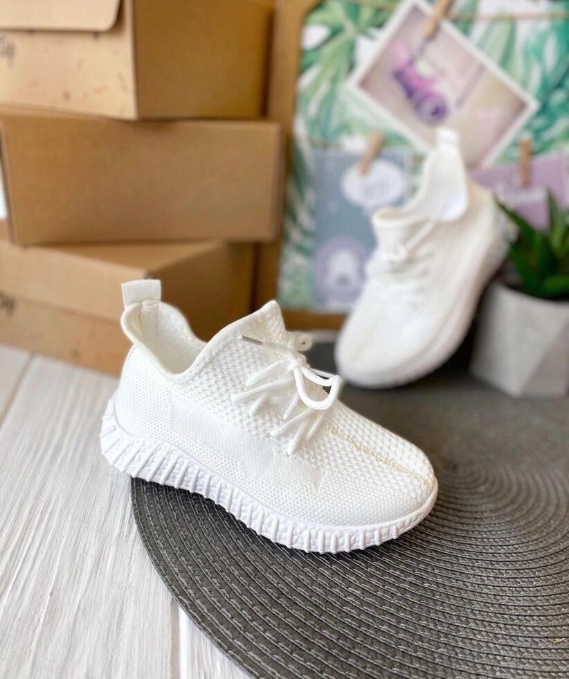 26-31р. Дитячі кросівки Yeezy кеди ізоки дитяче взуття унісекс від компанії Premium - фото 1