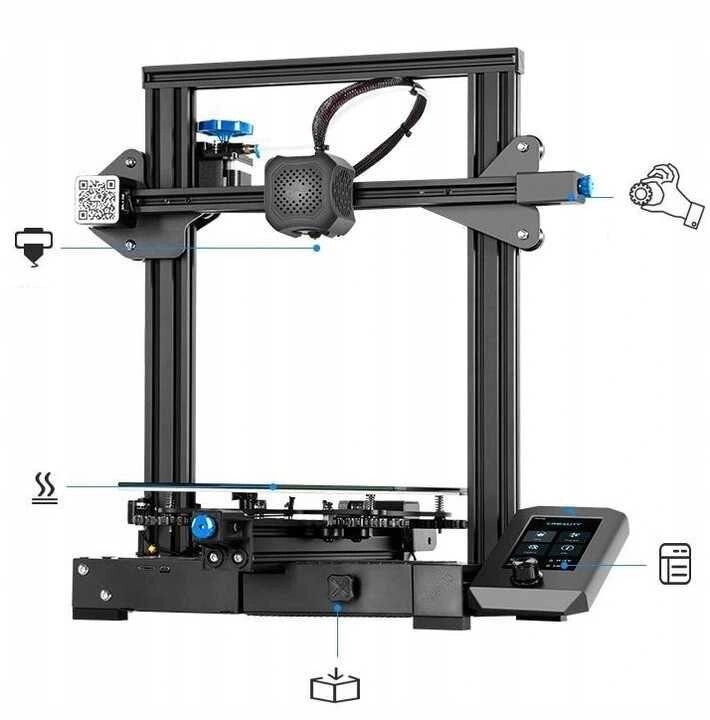 3д принтер Creality Ender 3 V2, В НАЛИЧІ від компанії Premium - фото 1