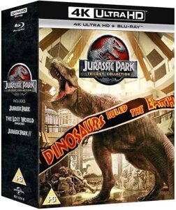 4K UHD HDR Blu-ray Парк Юрського періоду: Трилогія з русявий. яз. 1 600 грн.