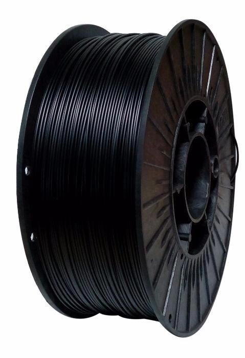 АБС пластик нитка чорна 1,75мм для 3D 3д принтера 1 кг filament від компанії Premium - фото 1