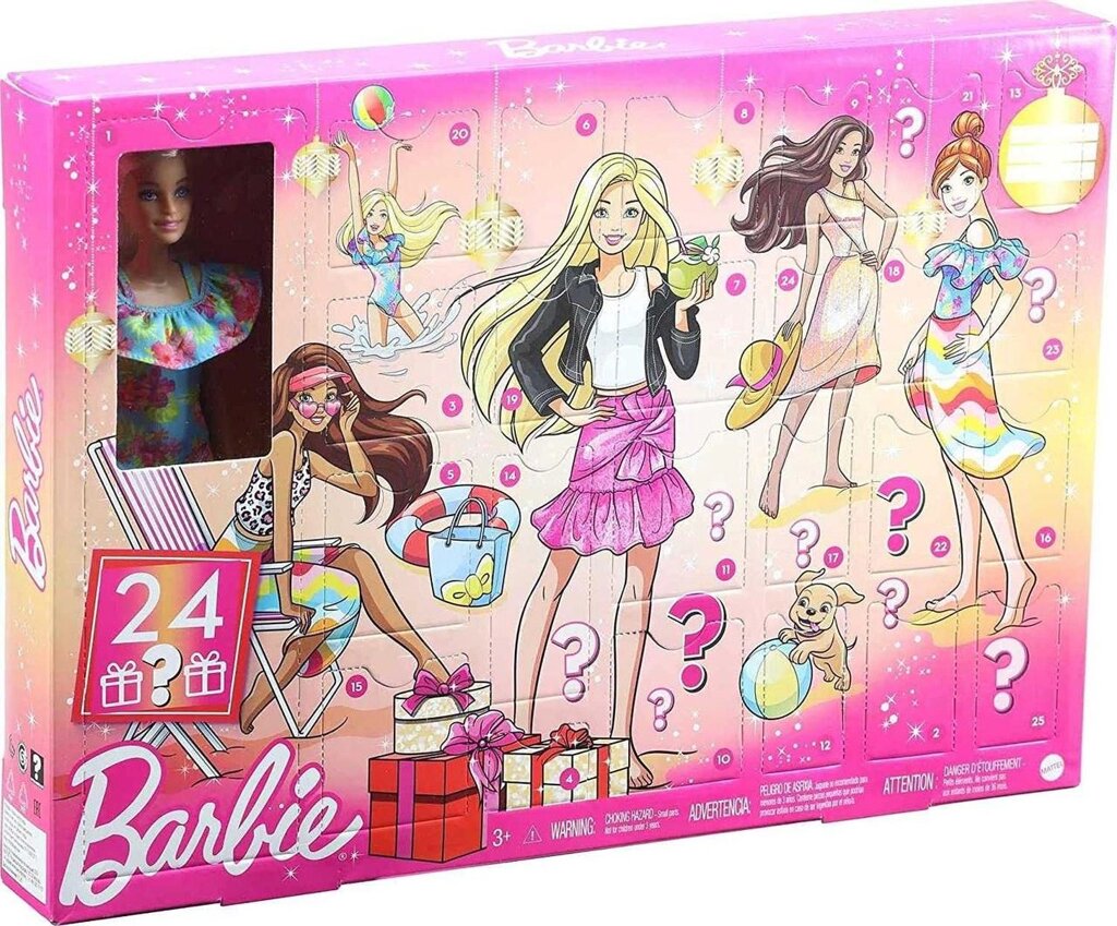 Адвент-календар Барбі Стиль і Шик Barbie Advent Calendar GXD64 від компанії Premium - фото 1