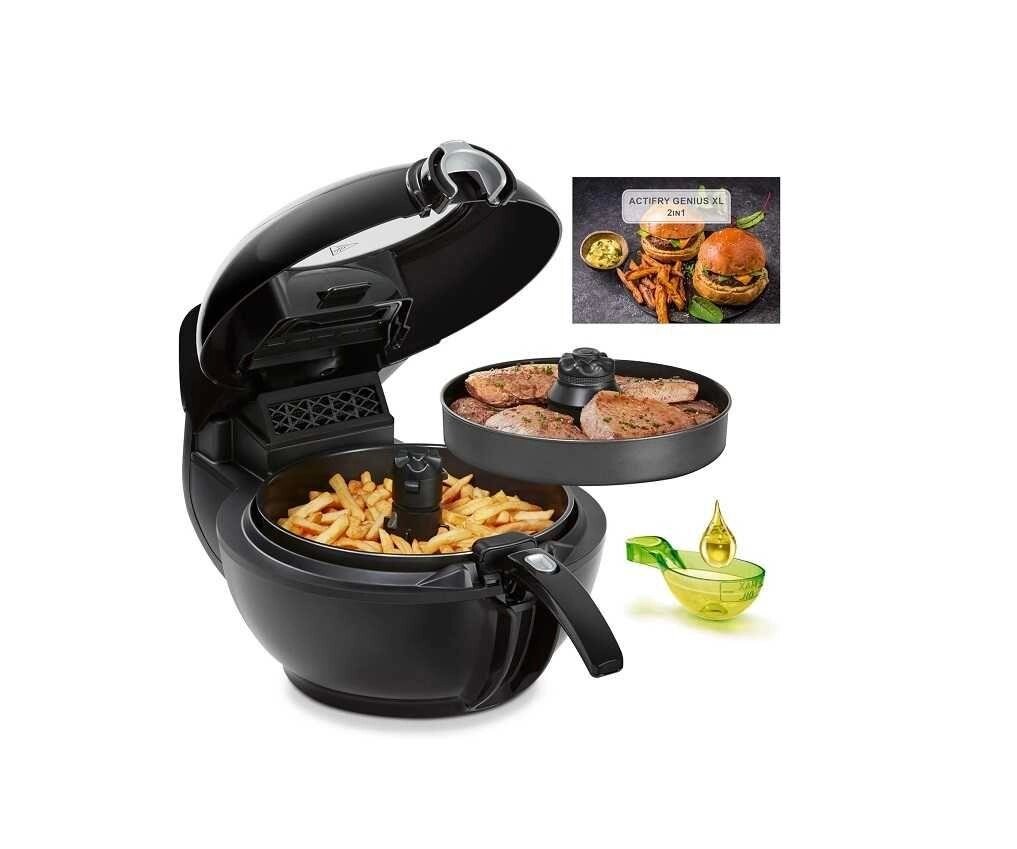 Аерогриль Фритюрниця 2-в-1 Tefal ActiFry Genius XL YV9708 | 1500 Вт від компанії Premium - фото 1